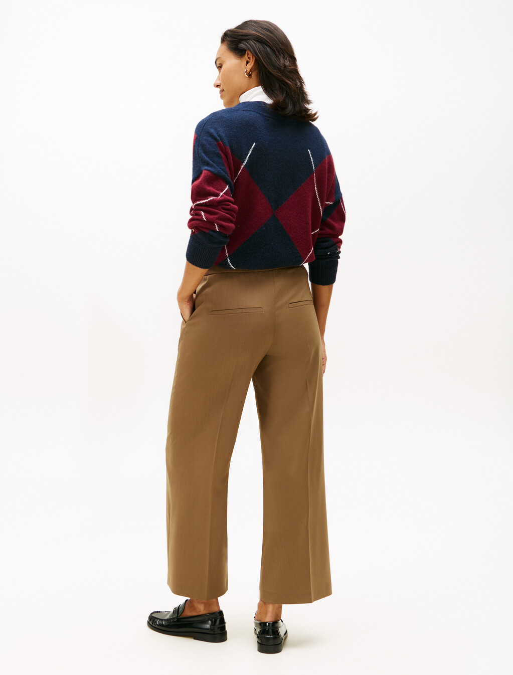 Timeless Wool Wide Leg Pant, Nordic Taupe, hi-res