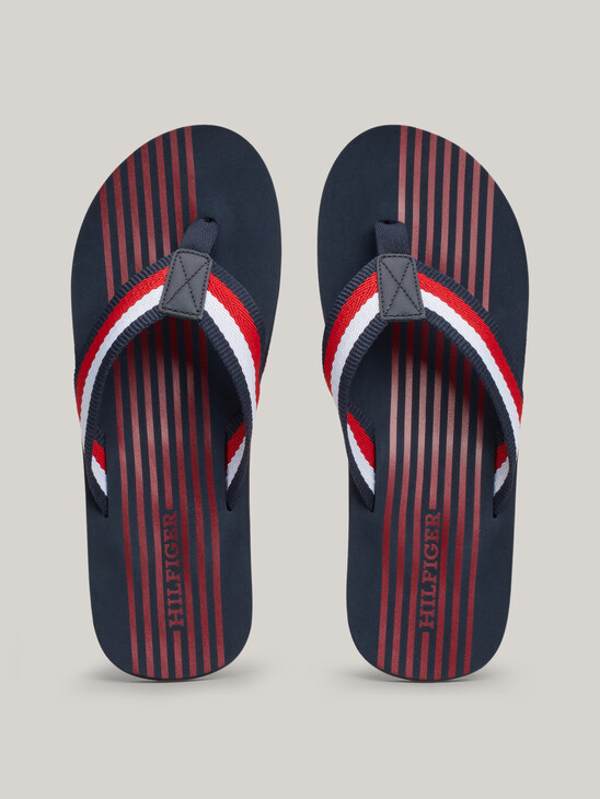 Signature Tape Strap Flip-Flops