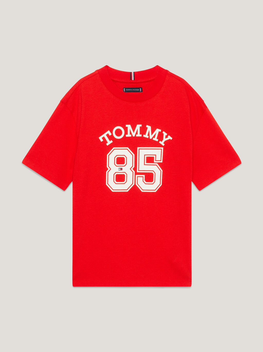 Varsity Logo Mesh T-Shirt, Fierce Red, hi-res