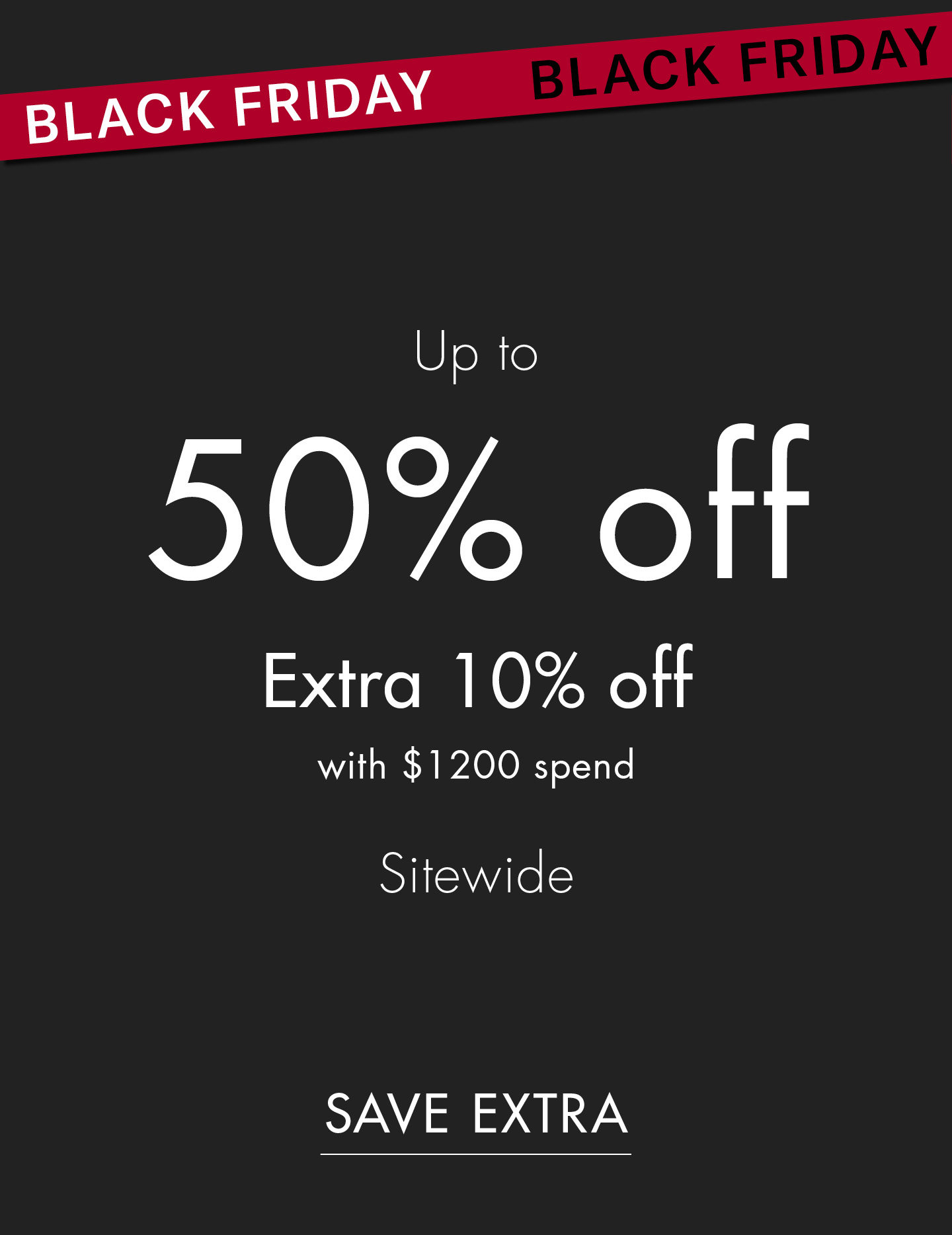 Tommy Hilfiger Black Friday Up to 50% off Extra 10% Off Sitewide  with $1200 spend