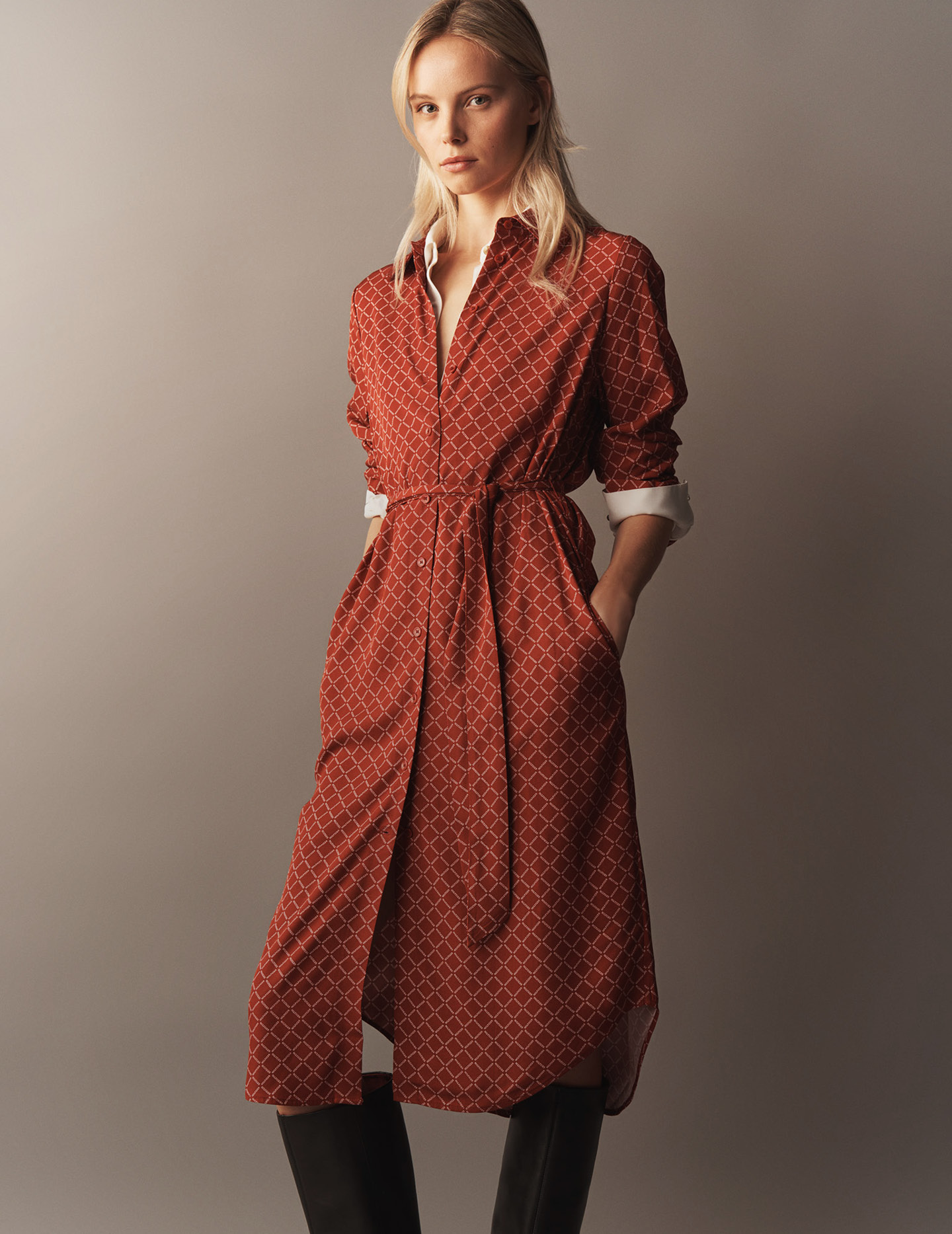 Essential Logo Fit And Flare Dress yellow Tommy Hilfiger Hong Kong