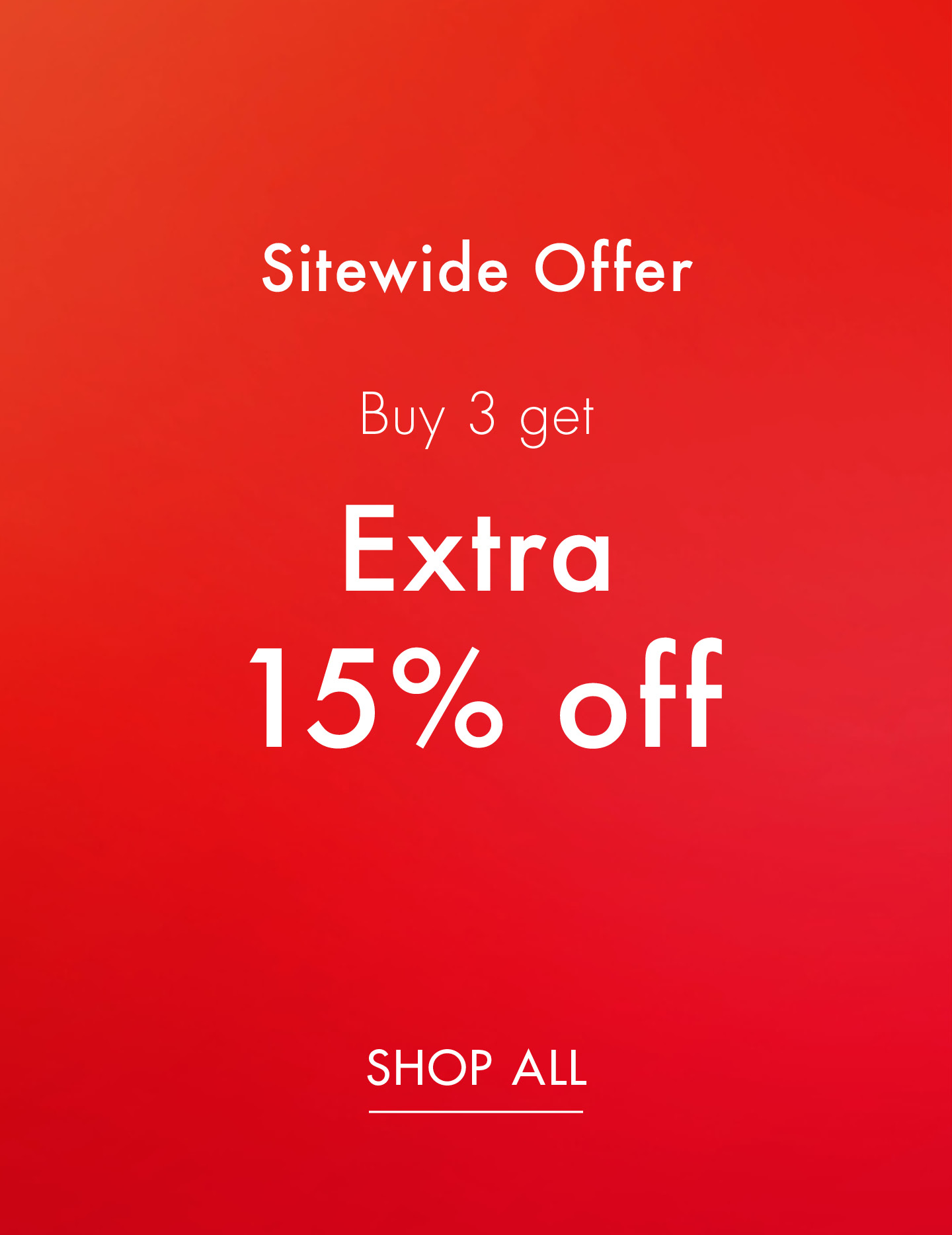 Tommy Hilfiger Sitewide Offer Buy 3 get extra 15% offf